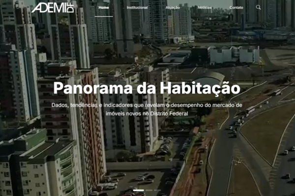 ADEMI DF lança novo portal e amplia acesso a informações sobre o mercado imobiliário do Distrito Federal